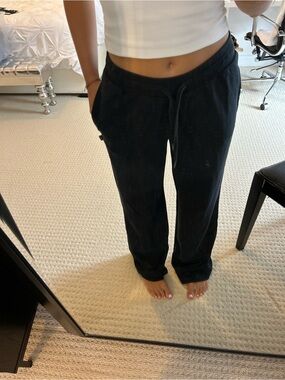 Black Drawstring Lounge Pants